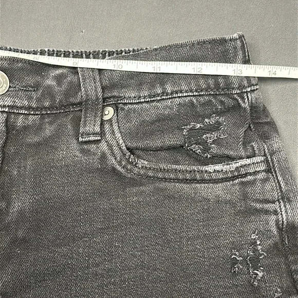 🖤 Aerie Black Distressed Denim Shorts
Size XS - Picture 6 of 7
